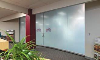 Single (or omni-directional) panels can be used in alternate locations or stacked in a remote location. Paired panels are a good choice when the partition goes from wall-to-wall.