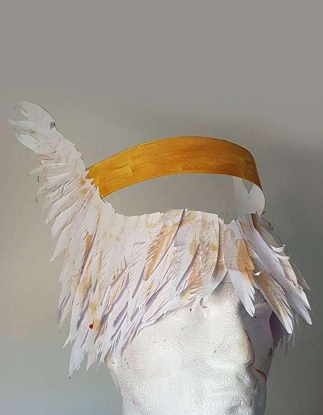 Tribe one: Angel wings and halo headdress Example decoration Method: Cut out template (on following page).