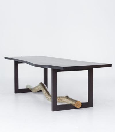 Branch Table Dimensions: 112"x41"x30"H Available in Walnut, Bleached Walnut,