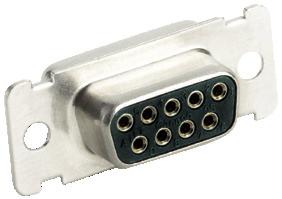 A broad range of D-Sub connectors are available with stainless steel shells for corrosion resistance.