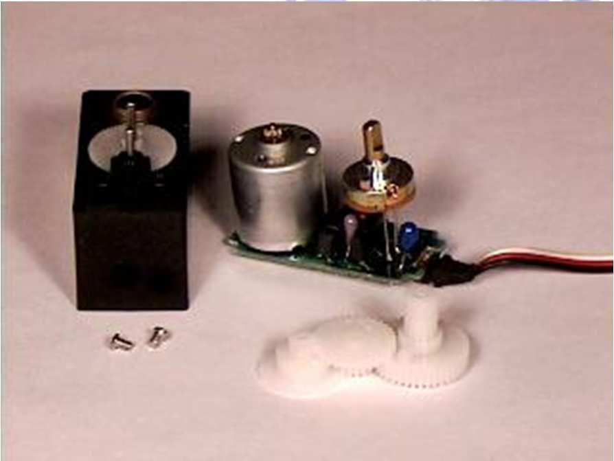RC Servo motors potentiometer Direct position