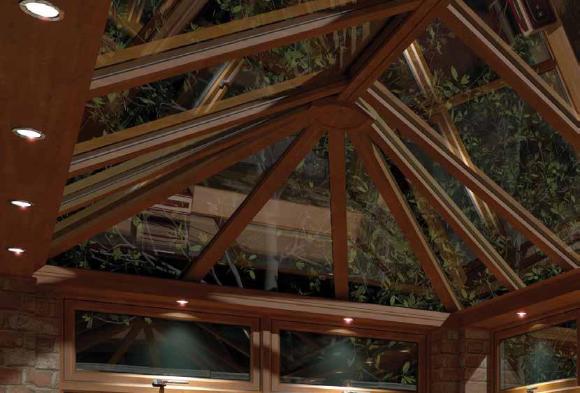 LUSSO SYSTEM CUSTOMISE YOUR CONSERVATORY DESIGNS Lusso is a faux orangery-style conservatory roof, which portrays a sense of classic style.
