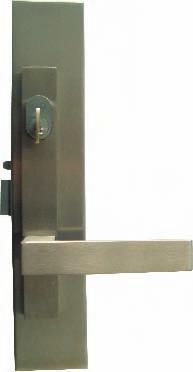 NVPLS3000 NVPLS3000 Narrow stile full mortice lock Narrow stile full mortice lock Matching glass strike Matching glass strike Accept oval cylinders, master keying Handles and cylinders supplied