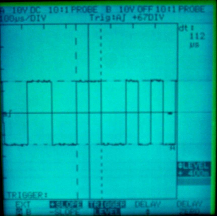 AC vs. DCC Oscilloscope Trace AC Oscilloscope Trace DCC 1 0 ~14V (14 VAC) 1/60 Sec. NMRA RP9.