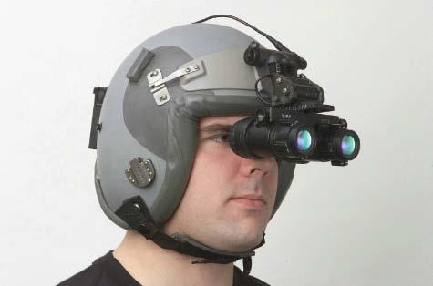 Night Vision Goggles NVGs spectral response in the