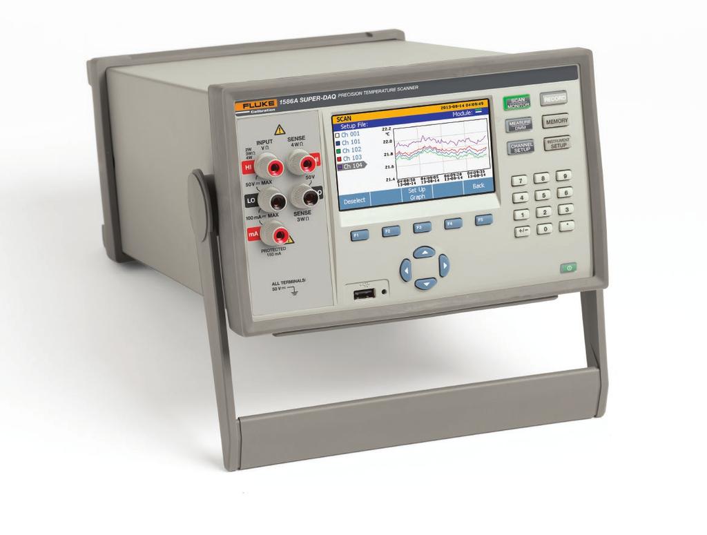 1586A Super-DAQ Precision Scanner The 1586A Super-DAQ is the most accurate and flexible temperature data acquisition system on the market.