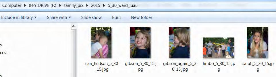 A Simple Tip from the Nikon School Then views of photos Make filenames logical and memorable so you can search them