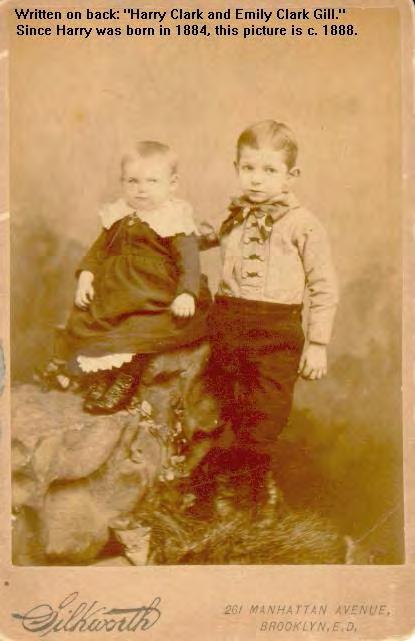 The Beauty of Paper This is a circa 1888 photo of my grandfather Clark as a child, with his sister. It is, therefore, about 128 years old. Will.