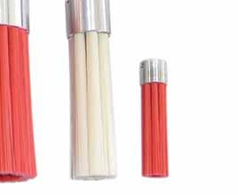 Brush Brush EDP Part Fiber Brush Length Color Diameter Sleeve Required Max Number Number Rod mm inch mm inch for Brush RPM 30013 A13-CB15M A13 PINK 15.591 50 1.