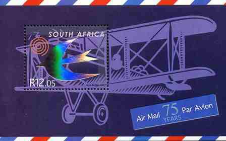 Air mail goes hand in hand with flying and flying with birds, so it is not surprising that at least a graphic form of a bird appeared on that stamp.