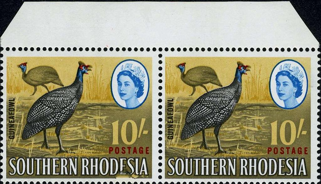 Printing Varieties Left stamp with