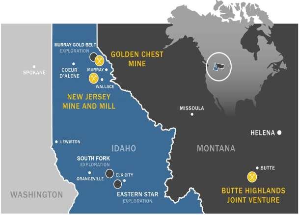 Three Gold Districts: Significant Potential Murray Gold Belt Golden Chest Mine Crown Point Buckskin Butte Gulch