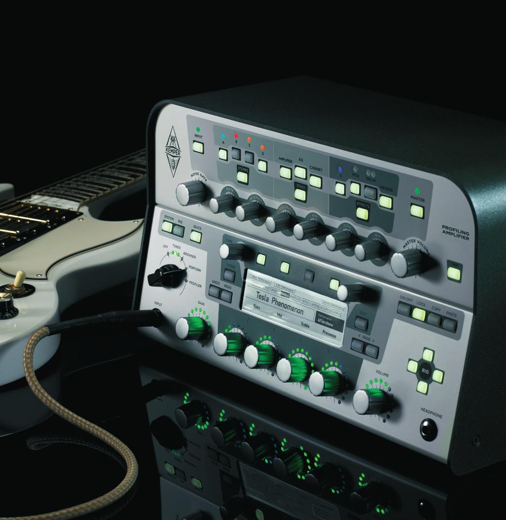 With the Kemper Profiling Amplifier, there s no need to leave those sounds behind anymore. Simply create your own Profiles from these amps and take them with you to use anywhere you like.