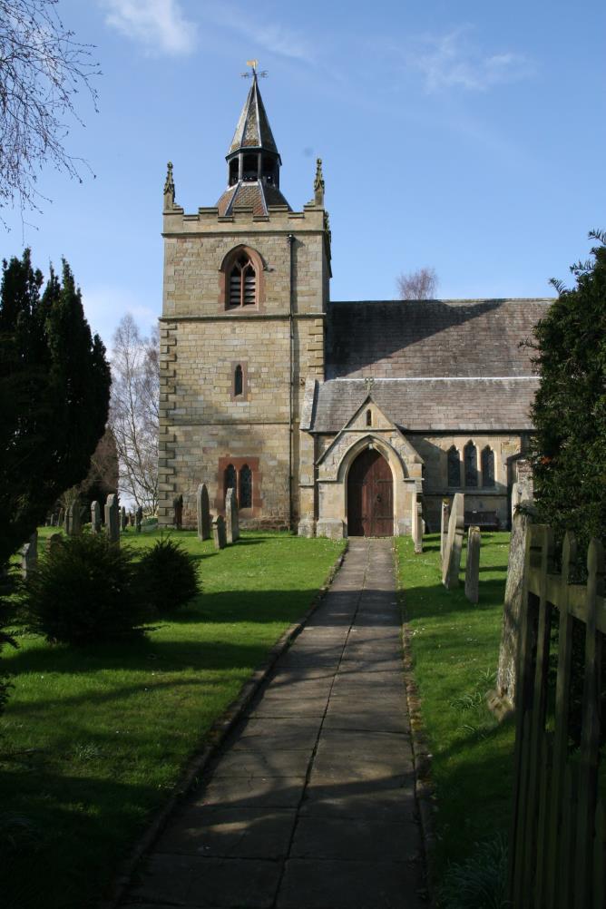 1 St Giles Church, Chollerton Chollerton parish church consists of a four-bay aisled nave with a west tower and a south porch, and a two-bay unaisled chancel with a boiler room on the north-west.