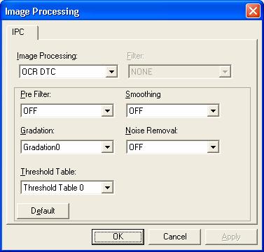 4.2 OCR DTC Image Processing Example OCR DTC is emulation of DTC (Dynamic Threshold Circuit) which has been used in Japanese OCR (Optical Character Recognition) System.
