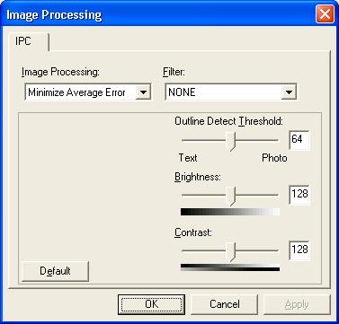 4.5 Minimize Average Error Image Processing Example Minimize Average Error is pseudo-halftone technique, that binarizes images with corrected threshold by binarizing the error.