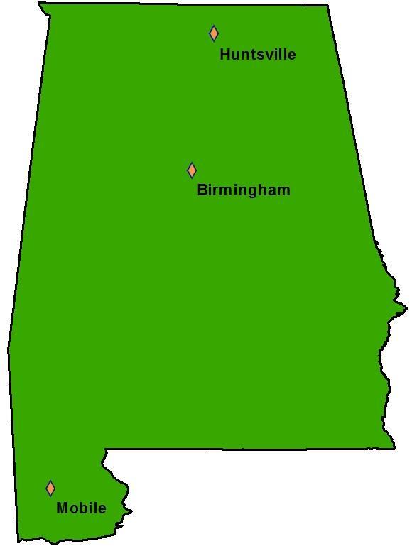 2020 Area Census Offices Alabama Birmingham Scheduled Opening: Between January and March 2019 Scheduled Closing: Between August and