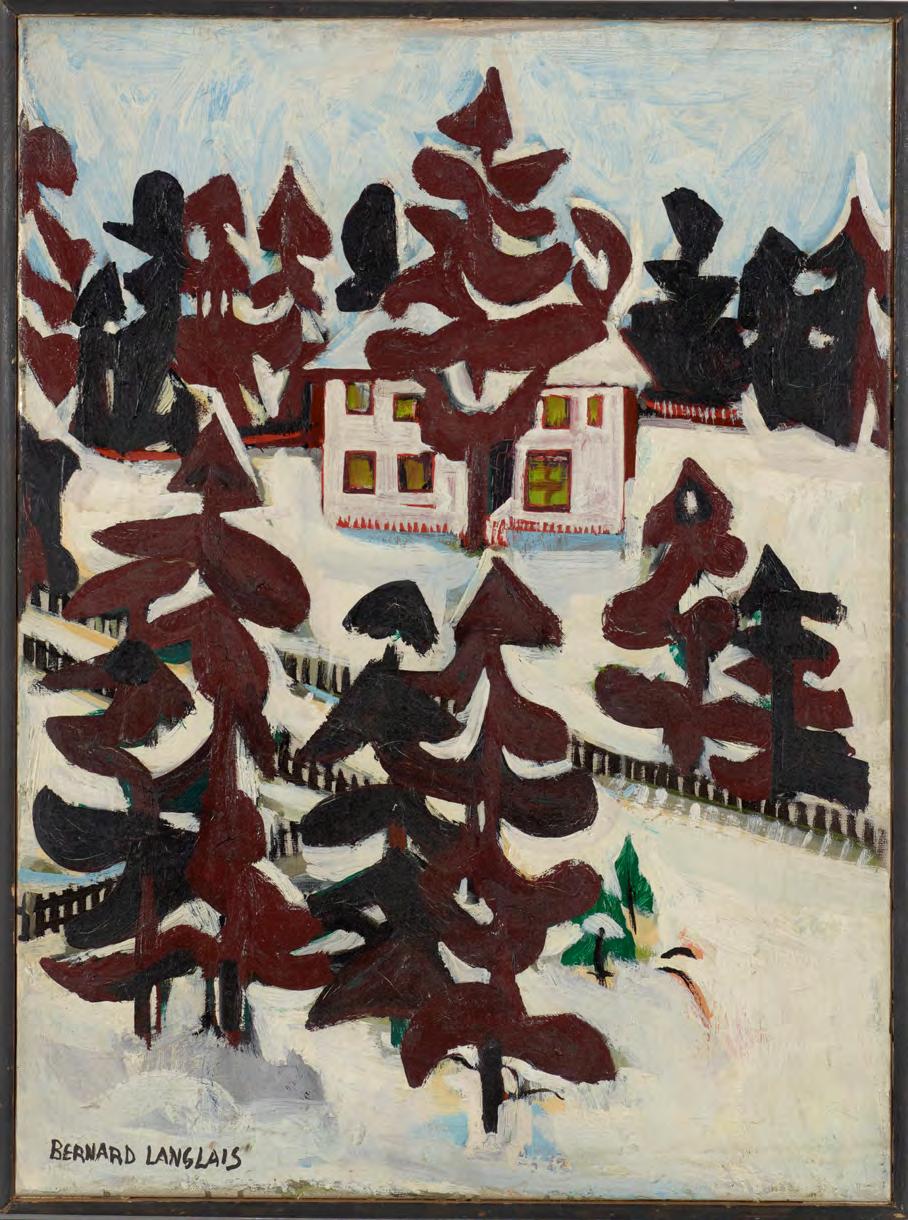 Winter in Oslo (1954-55), oil on canvas.