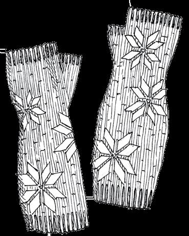 Class participants will also receive a pattern for companion fingerless gloves.