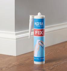 KOTA FILL dries white and remains colour-fast. Torus White Polymer KOTA ACCESSORIES TRK1MR0KT Single TRK1MRKT Single 3.