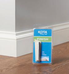 KOTA FINISH can also be used to touch up any scuffs or marks. KOTA FIX is high bond strength adhesive designed to firmly secure your profile in place.
