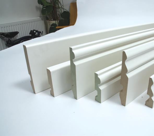 Bespoke products Door frame materials Skirtings and architraves Picture frame mouldings Window Boards Decorative BENEFITS