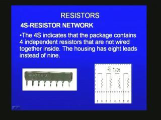 Usually they have nine leads; eight resistors all of them having one common and rest of the eight leads are given here. This is one type. There are also other types.