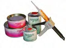 95 AKEMI EPOXY-BASED ADHESIVES Akemi Epoxy-Based Adhesives are a two component epoxy adhesive recommended for exterior use.
