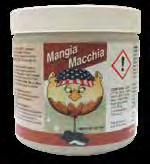 SIMPLE STONE CARE IL MANGIA MACCHIA Simple Stone Care IL Mangia Macchia is a paste stain remover for 17174 1/2 pint $15.95 removing oil, grease and waxes. 17173 1gal. $89.