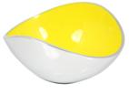 YELLOW COLLECTION YELLOW OVAL BOWL 10CM