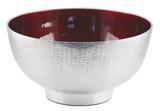 TAPERED BOWL 17CM RED RICE HAMMERED BOWL 28CM RED HAMMERED SERVING