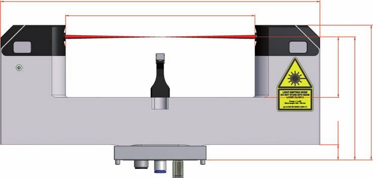 Technical Data -CC Laser Tool Setters with central downward connections are used on machines with turning/swivelling mechanisms where the supply