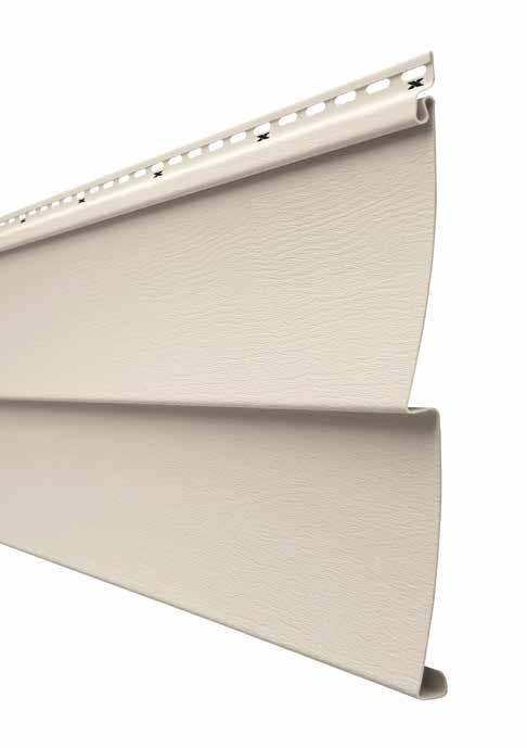 THE LOOK OF WOOD THE VALUE OF VINYL TECHNOLOGY XLok Technology combines the TitanBar, Reinforced Nail Hem and the NailRIGHT Siding Installation System, two innovations that help ensure the siding is