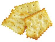 CRINCHY and crunchy, this cracker starts with a crunchy snap,