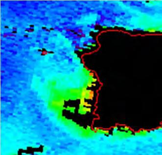 But, SeaWiFS images fail in coastal waters with local rivers Low Chl for developing
