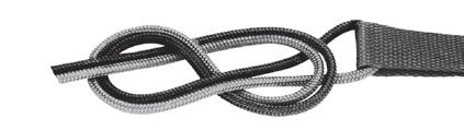 ATTACH STRAPS TO ROPE TIE ROPE TO WEBBING STRAPS Keep knot as close to webbing strap (E) eye as possible. E. ADJUSTING LIFTING SYSTEM ALIGN SCREW EYES Webbing strap eye 4 2 1 7 6 DIAGRAM 27.