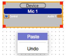 Click and drag an object from the Component Library menu. In this example, 8 microphones will be used.