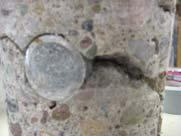 Corrosion of dowel at