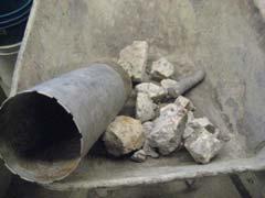 the core bit in big pieces) Type of Joint Sealant NA