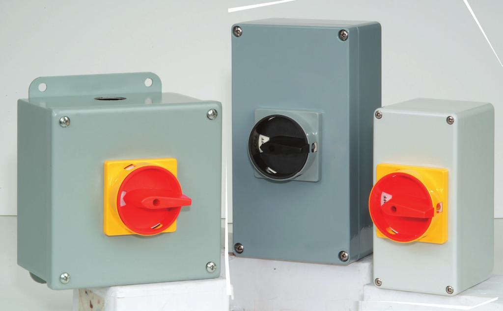 POWER & ACTUATION ENCLOSED DISCONNECT SWITCHES When you need an at-motor non-fused disconnect switch with superior performance, look to c3controls.