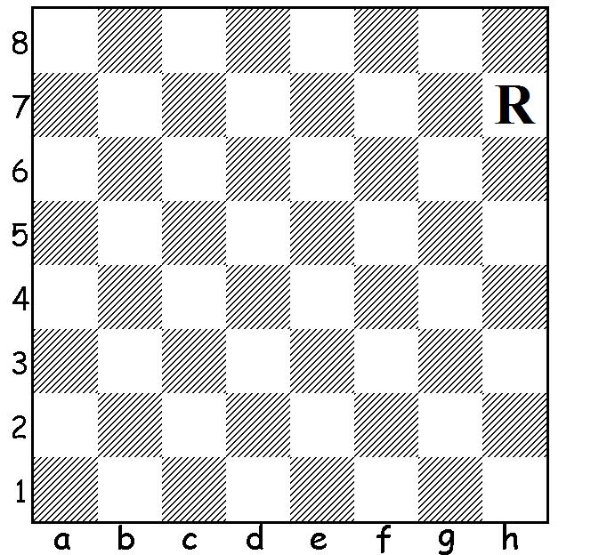 10. Challenge your teacher to the 1 Rook Game. You can choose to go rst or second. The rook will start on H7.