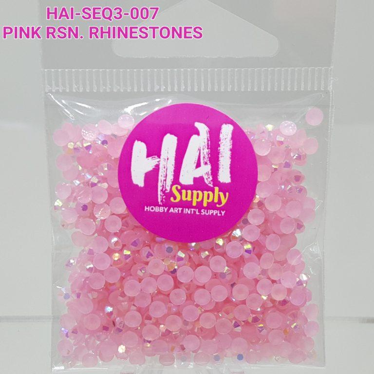 HAI-SEQ3-007 - 3mm Pink Resin