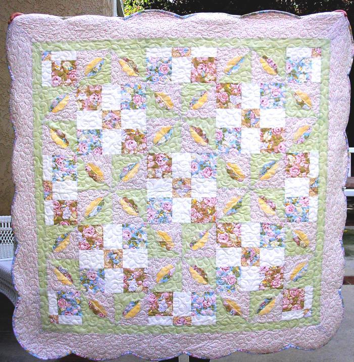 We also explore how to use patterns in the quilt, to cover double duty design fun!