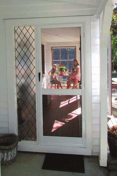 VALENTIA TM SLIDING INSECT SCREEN DOORS Sliding insect screen doors are lightweight and economical, ideal for screening either aluminium or timber sliding door joinery.