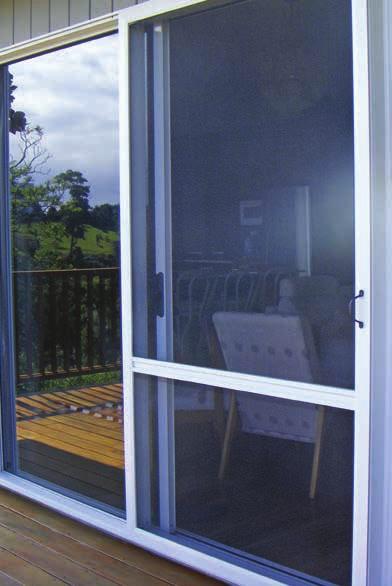 MAX HEIGHT 2100mm MAX WIDTH 1300mm INSECT MESH Juralco Fibreglass 17x14 Black, Pet Resistant or Look-Out TM One Way Vision Mesh COLOURS Standard colour selection Powder Coated Arctic White, Mid