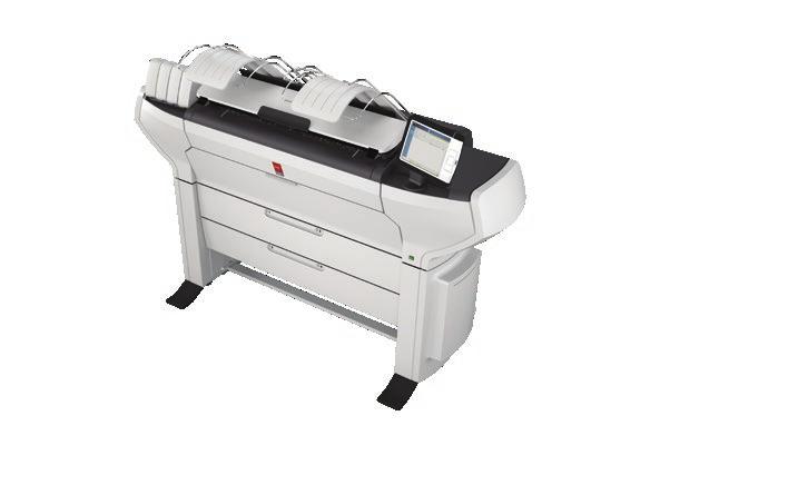 OCÉ COLORWAVE 3500 PRINTER OCÉ COLORWAVE 3000 SERIES Reduce training and support burden with exceptional ease of use Help save time and money with smart innovations designed for the walk-up user
