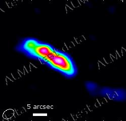 Spiral galaxy NGC253 (optical image credit: