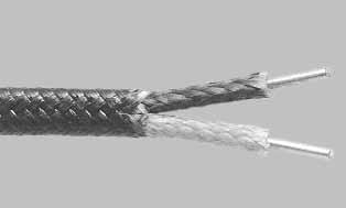 SERV-RITE High Temperature Braided Fiberglass Thermocouple Wire SERIES 321 Popular Constructions Grade AWG Wire Limits of Type K Type J Thermocouple 20 Solid Standard K20-1-321 J20-1-321 Special