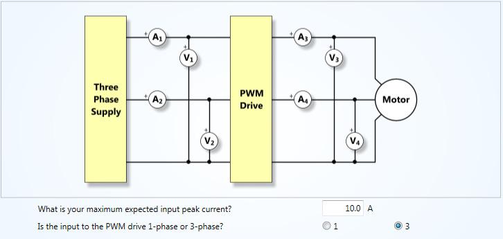 Setup PWM Motor Drive Efficiency PWM Motor Drive Efficiency This wizard generates a suitable configuration for measuring the efficiency of PWM motor drive systems using the two watt meter method.