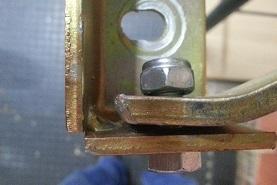 was removed before. Do not over tighten the bolt.